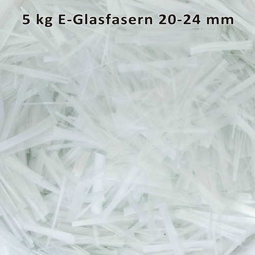 SALE: Glasschnitzel 20-24mm Glasfaser Füllstoff E-Glasfaser Estrichfaser - Bild 6 von 9