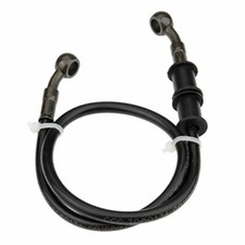 1pc Black Motorcycle Braided Steel Brake Clutch Oil Hoses Line Pipe Oil Hose