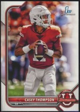2022 Bowman University Casey Thompson 1st Bowman Rookie Nebraska RC #15