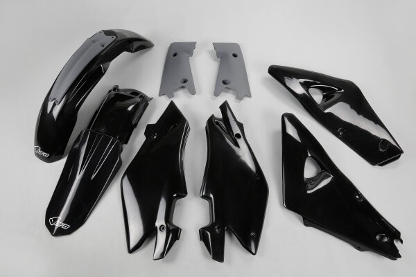 Ufo Plast Kit Kunststoffverkleidungen FüR Husqvarna CR 125-250 2005 Schwarz-image