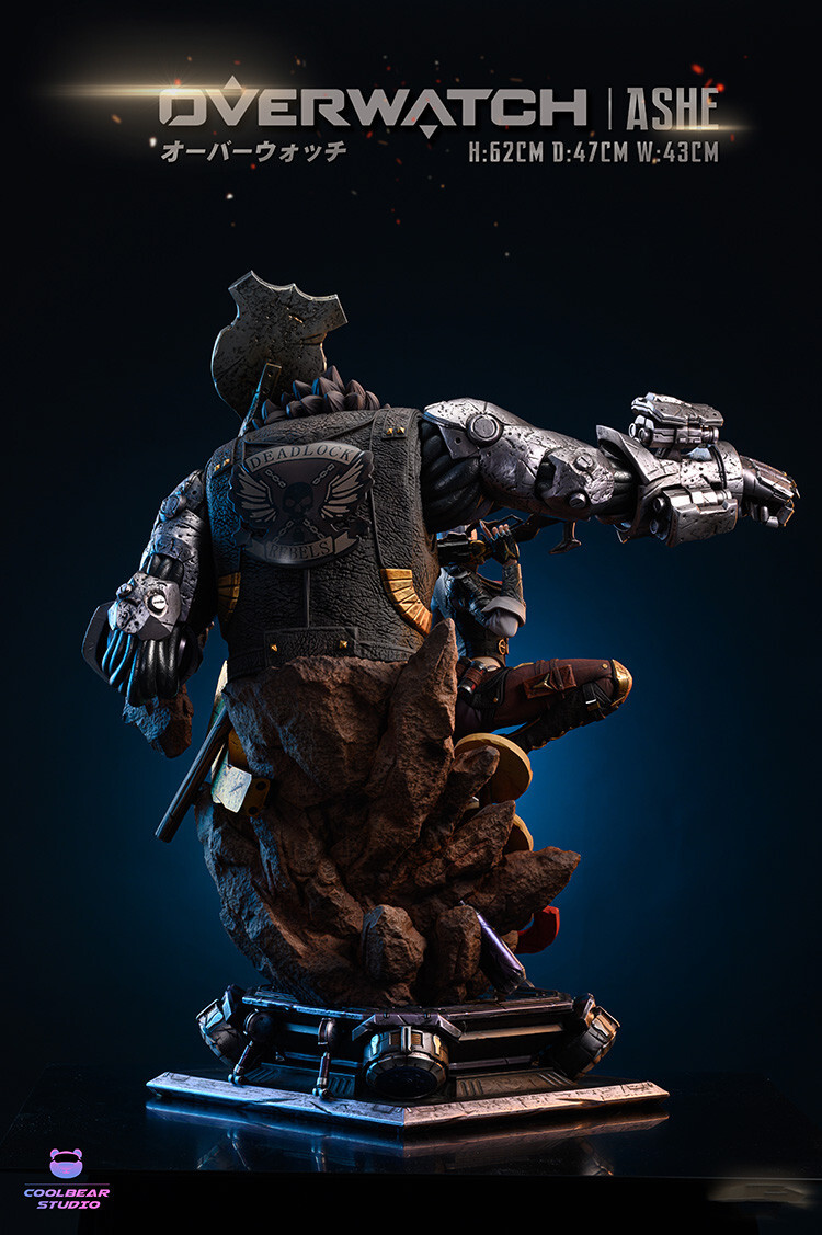 Coolbear Studio Overwatch Ashe +Bob S+ Edition Collectible Statue