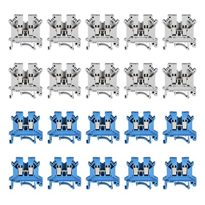 DIN Rail Terminal Block UK2.5B & UK5N 800V 32A/41A Screw Type Terminal Blocks...