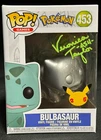 Veronica Taylor -Ash Ketchum- Signed Bulbasaur Pokemon Center Funko Pop 453 PSA