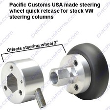 Steering Wheel Quick Release Disconnect For 1960 To 1973 Vw Bug To 3 Bolt Wheel Steering Wheel Quick Release Disconnect For 1960 To 1973 Vw Bug To 3 Bolt Wheel