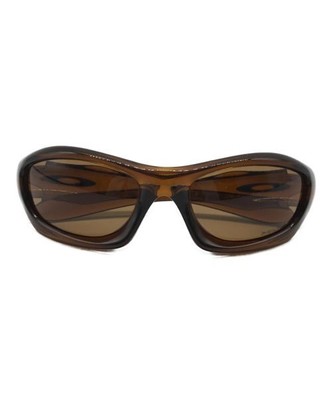 OAKLEY SUNGLASSES Archive POLARIZED 90s-00s Brown flame 18cm 
