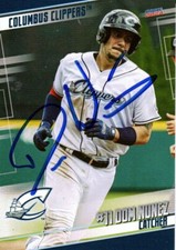 Dom Nunez 2024 Columbus Clippers Autographed Signed Card
