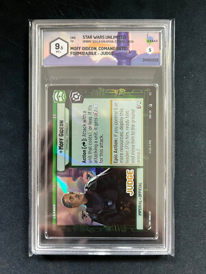 Star Wars Unlimited Moff Gideon, Commander Gewaltige Judge Promo Graad