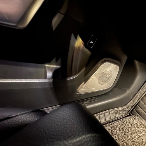 4tlg Silber Edelstahl Lautsprecher Abdeckung Blende Für Mercedes A W177 CLA C118 - Bild 3 von 11