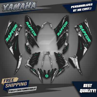Yamaha Raptor 125 Graphics Kit   ATV Decals Stickers All Years Custom Design