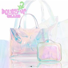 Tote-Ally Jelly Shopper With FREE Matching mini Jelly Bag - Made By Mitchell