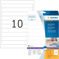 Herma OrdnerrüCken-Etiketten Special, 192 X 25,4 Mm, Weiß 1 Bis 40 Stk