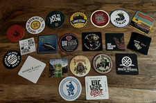 Lot of Craft Beer Brewery Coasters