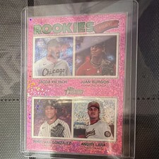 Topps 2026 Heritage Rookie Pitchers Palisch Burgos Gonzalez Lara #378