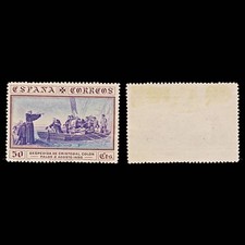 7922: Spain SG604 50c Blue & brown 1930 Sc#429 Mi513 Mint MNG C£14