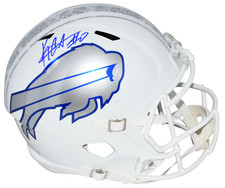 KEON COLEMAN SIGNED BUFFALO BILLS 2025 RIVALRIES FULL SIZE SPEED HELMET BECKETT