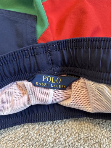Polo Ralph Lauren Boys' Traveler Stretch Swim Trunks- Big Kid SIZE MEDIUM - Picture 8 of 12