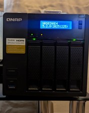 QNAP TS-453A 4-BAY HDMI NAS with two Seagate 3TB hard drives 8GB of Ram