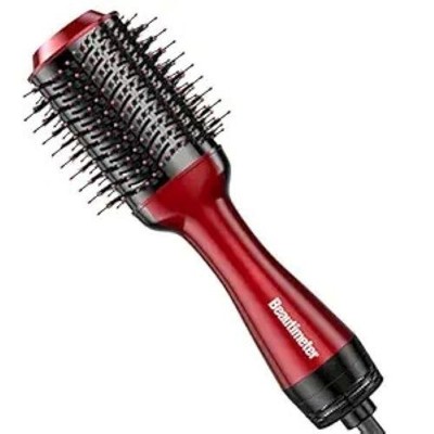 Beautimeter Blow Dryer Brush, Hot Air Brush One Step Hair Dryer and Styler Red