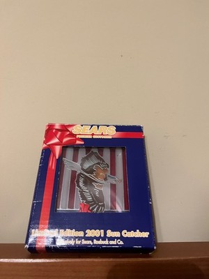 Vintage 2001 Limited Edition Suncatcher Eagle Flag Land of The Free NEW W/ BOX