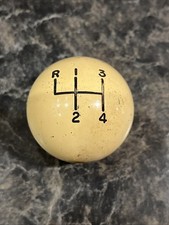 Vintage Shifter Knob White 4 Speed Hurst Manual Car Truck Hot Rod Rat Part