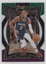 2024-25 Panini Select Concourse Green White Purple Prizm Dejounte Murray #13 0b3