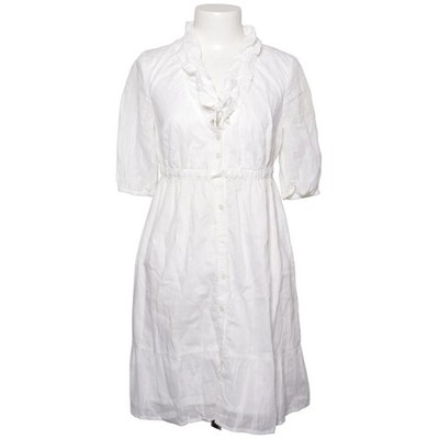 Guess, Kleid, Größe: 38, Weiß, Baumwolle, Streifen, Damen #FWb