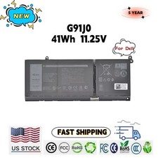 G91J0 Battery For Dell Inspiron 15 5510 5515 5518 3510 3511 3515 3520 3530 3535