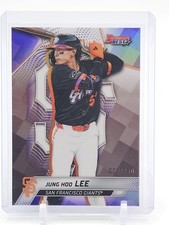 JUNG HOO LEE 2025 BOWMAN'S BEST #7 PURPLE REFRACTOR GIANTS /250 Q4561