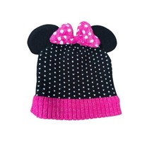 Disney Junior Minnie Mouse Winter Knit Beanie Hat