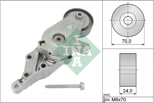 Schaeffler INA 534 0140 30 Riemenspanner, Keilrippenriemen FüR Audi Seat Skoda-image