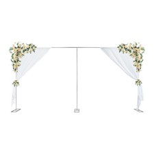 10x20ft Backdrop Stand Wedding Party Backdrop Stand Pipe Kit Curtain Frame NEW