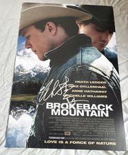 Ang Lee Signed 12x18 Photo Brokeback Mountain Director