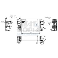 Meat & Doria LadeluftküHler LLK FüR Opel Meriva B GroßRaumlimousine 1.4 S10 A05