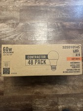 EcoSmart 60-Watt Equivalent A19 LED Light Bulb Soft White  48-Pack 