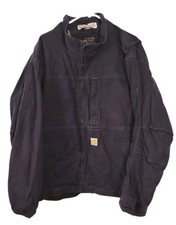 Carhartt FR Coat Mens 3XL Blue Full Swing Duck Jacket Flame Resistant Cat 3