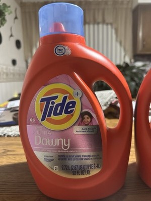 Tide Liquid Laundry Detergent Soap, April Fresh 65 Loads 92 FL oz
