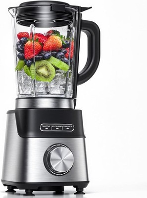 Hochleistungs Standmixer 1200W 1,5L Glasbehälter 5 Geschwindigkeiten