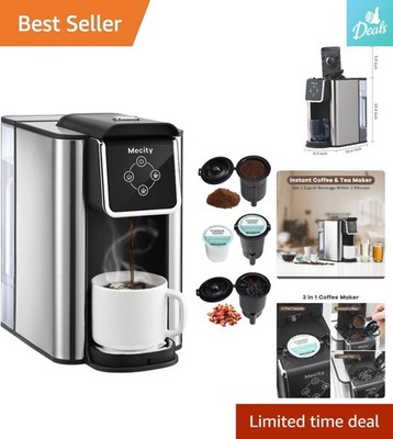 Modern Single Serve Coffee Maker with Removable Reservoir - 6, 8, 10 Oz Sizes