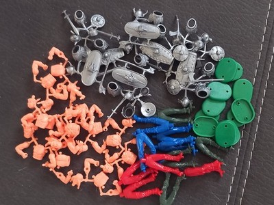 KINDER SURPRISE STECKFIGUREN SPIELZEUG BARENSTARKE WIKINGER DUNKELSILBER TOP RAR