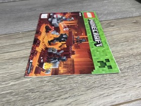 LEGO Minecraft 21126 The Wither Instruction Manual Book 1 2016 Illustrated Set