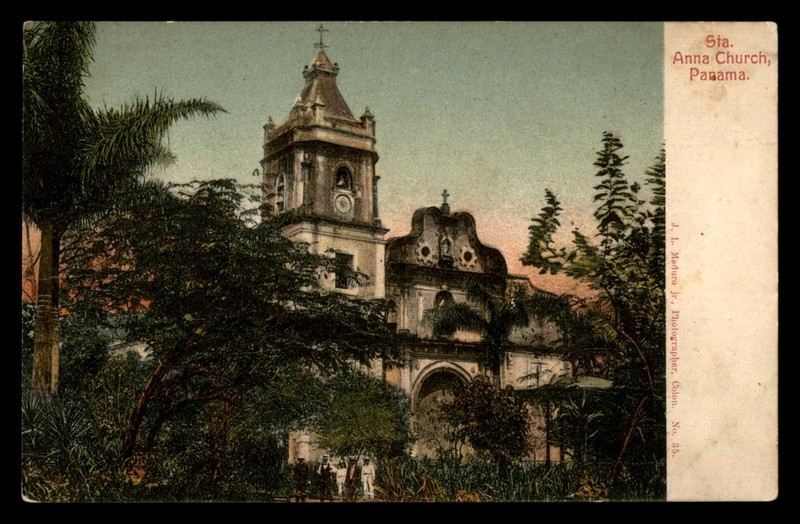 Mayfairstamps Panama Anna Church picture Post Card aaz_91127