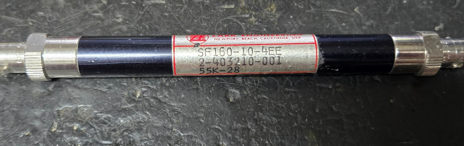 Lark Engineering SF160-10-4EE Band Pass Filter 160 MHz CF 8.6 MHz BW VNA Tested