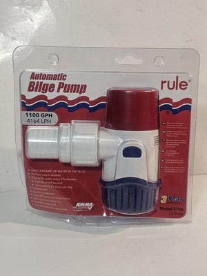 Rule 1100 GPH Automatic Beige Pump 12 V Model 27SA
