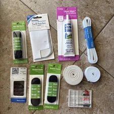 Dritz LIQUID STITCH | IRON-ON INSTANT BOND | FABRIC ADHESIVE | BUNDLE ELASTIC