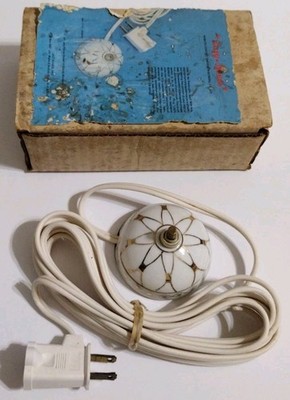 Vintage Lazy Bones Remote Control Porcelain Switch No. 710 Grecian NEW Old Stock