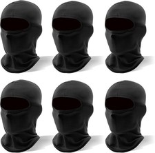 6 Pack Ski Mask Balaclava for Men Women, Lightweight UV Protection, Summer Full