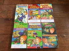 The Magic School Bus VHS Lot Six In Total. Going Batty/Inside The Haunted House