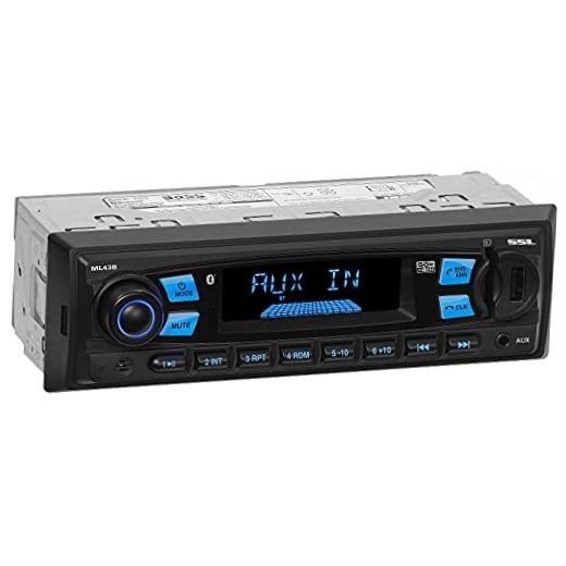 ML43B Multimedia Car Stereo - Single Din, MP3 Player, No Mechless ML43B