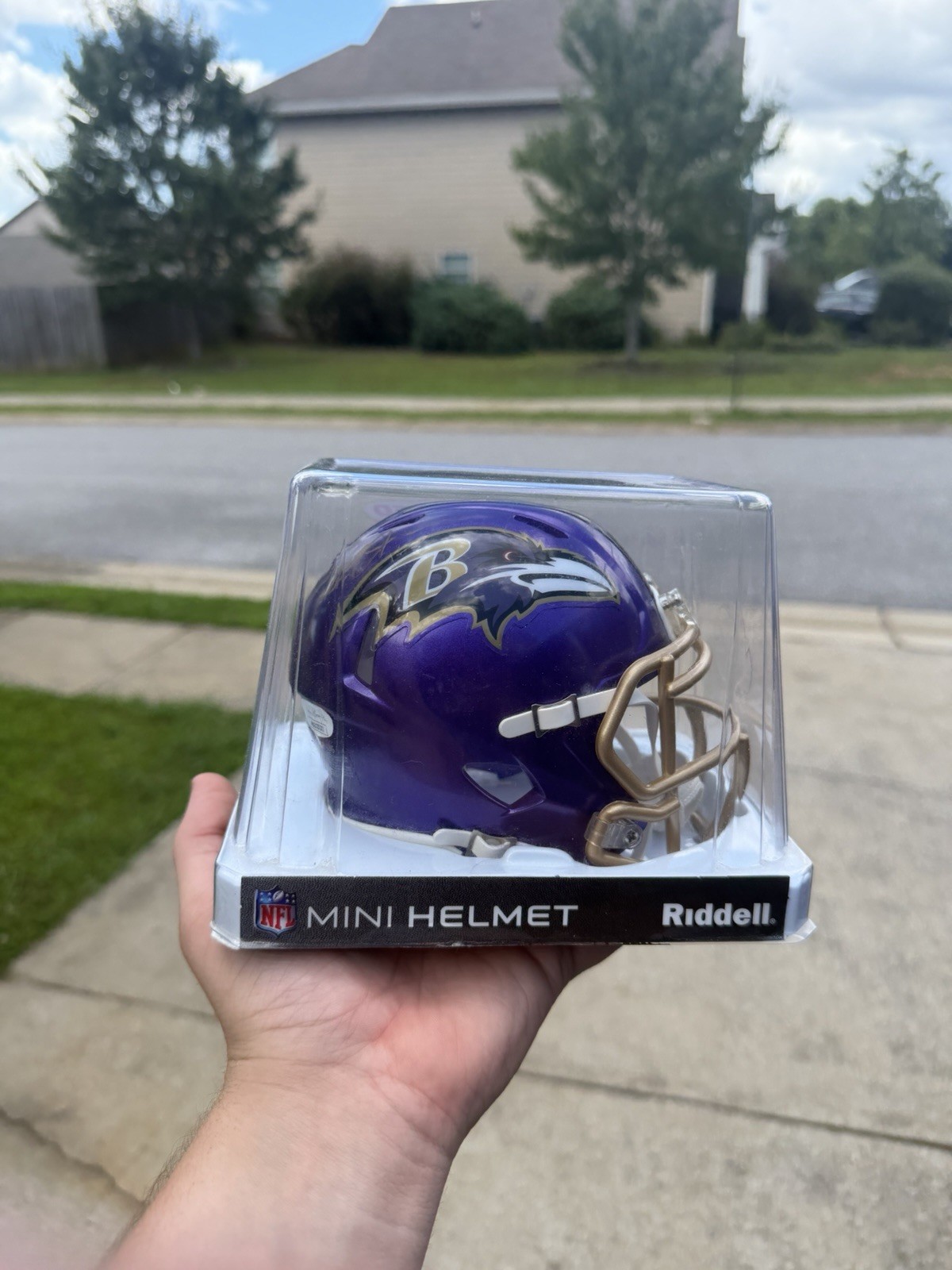 Terrell Suggs Signed Baltimore Ravens Speed Mini Helmet COA JSA