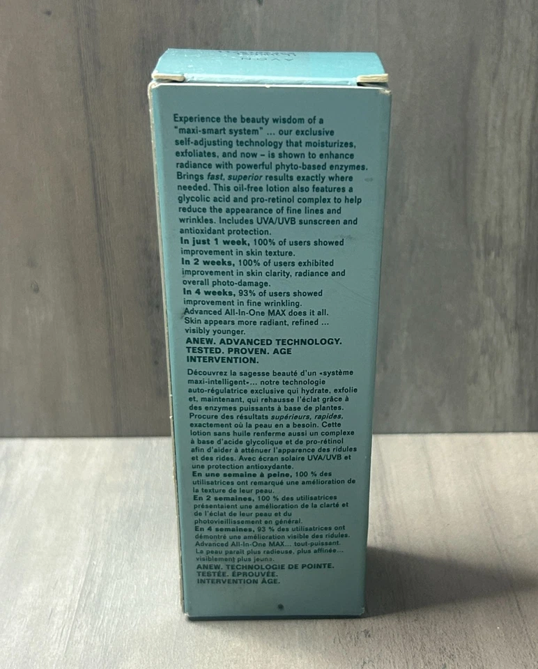 Loción perfeccionadora autoajustable Avon Anew Advanced All-In-One Max 1,7 oz - NUEVA Foto 4 de 4
